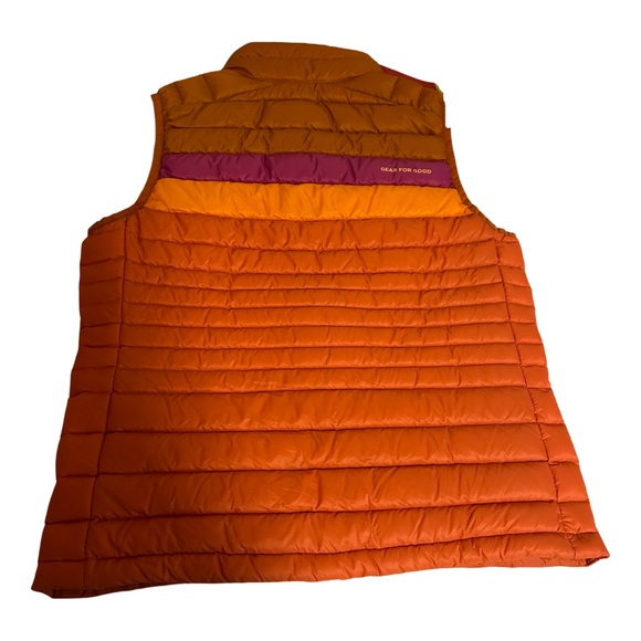 Cotopaxi Fuego Down Vest Insulation: 800-fill Color: Mezcal/Nectar Size:S NWT - Picture 8 of 16